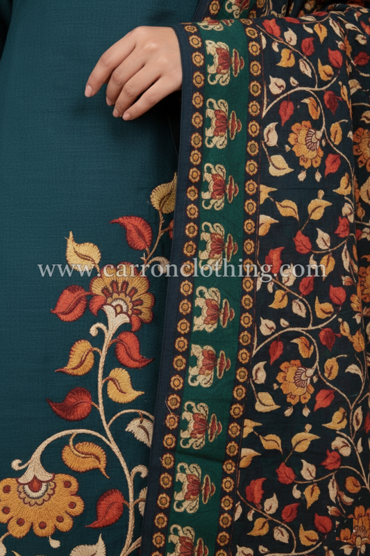 Rama Green Colour Kurti Set(LC-WKIS_3577)