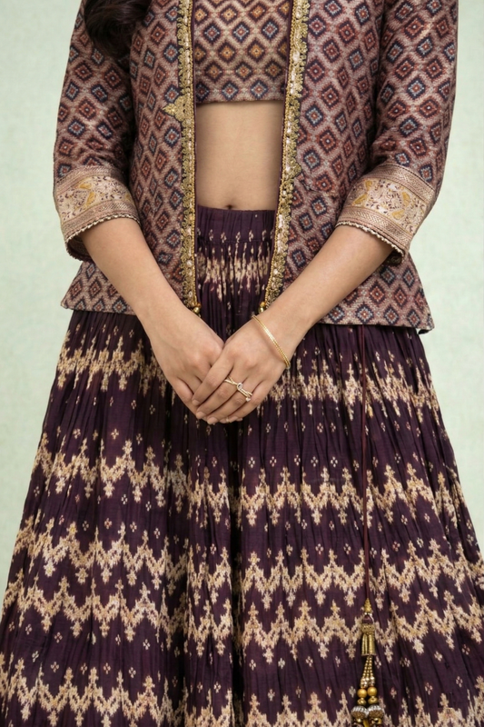 Mangenta Colour Ghaghra Choli(LE-WGHC_SAMEERA)