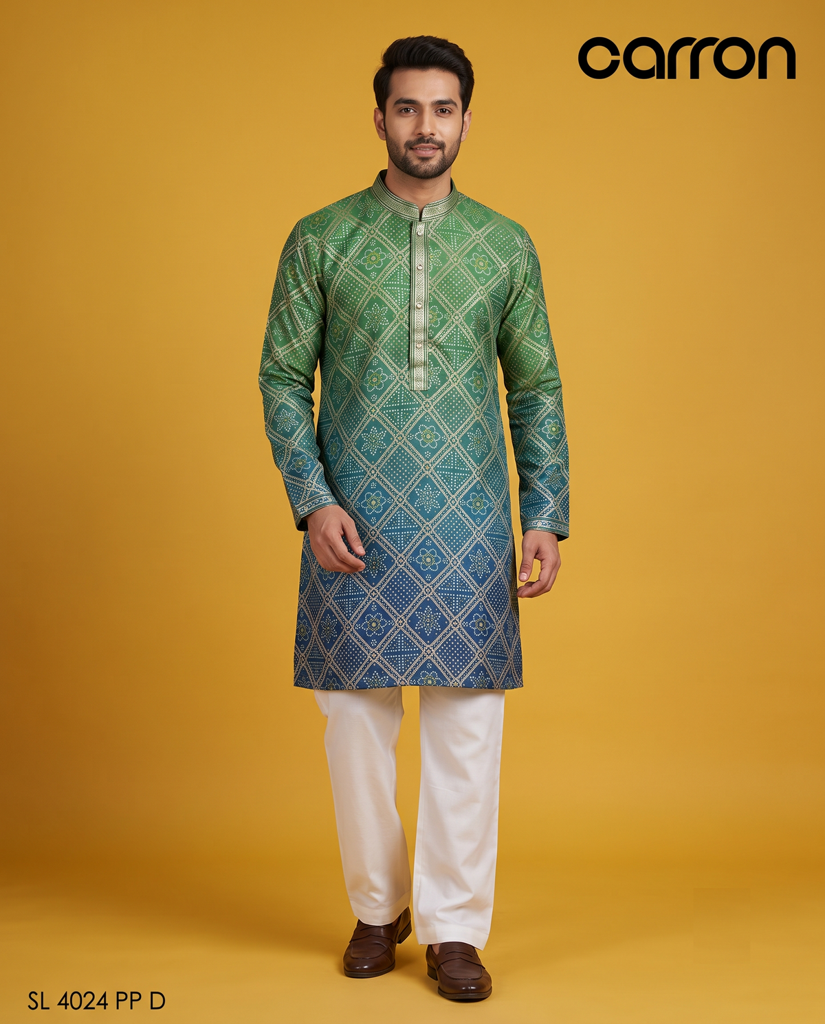 Peacock Blue Colour Kurta Set(ME-MKUS_SL 4024 PP D)