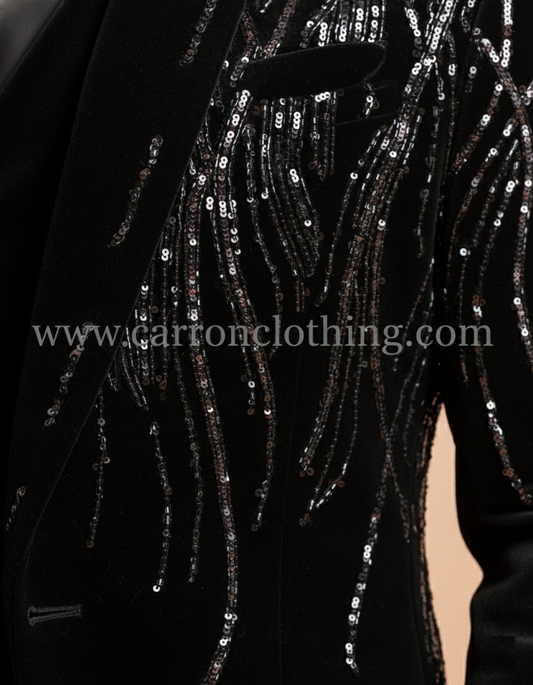 Black Colour Coat Suit (ME-MSUI_5165)