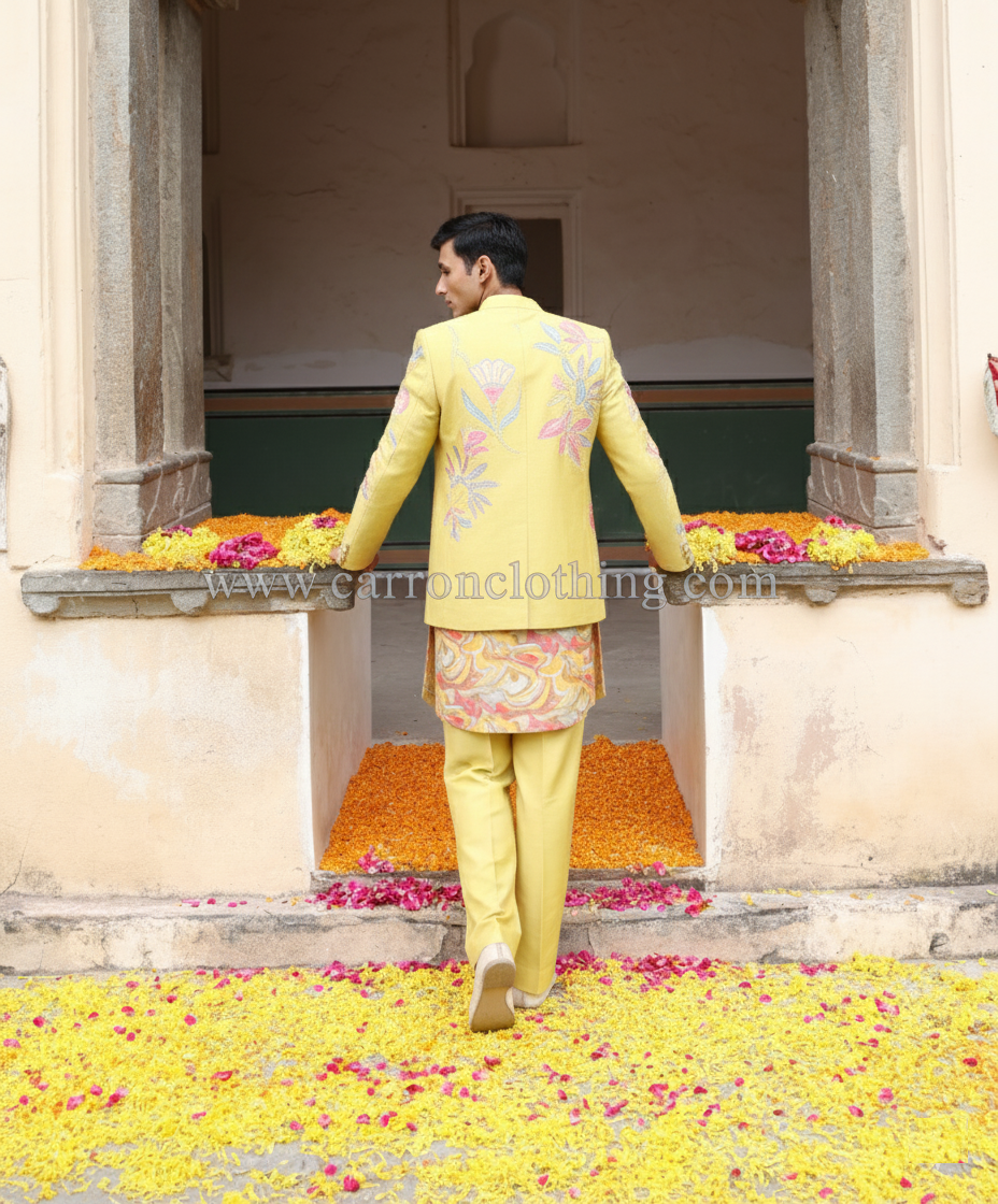 Yellow Colour Indo Western(ME-MINW_JP 00021 BT.24)