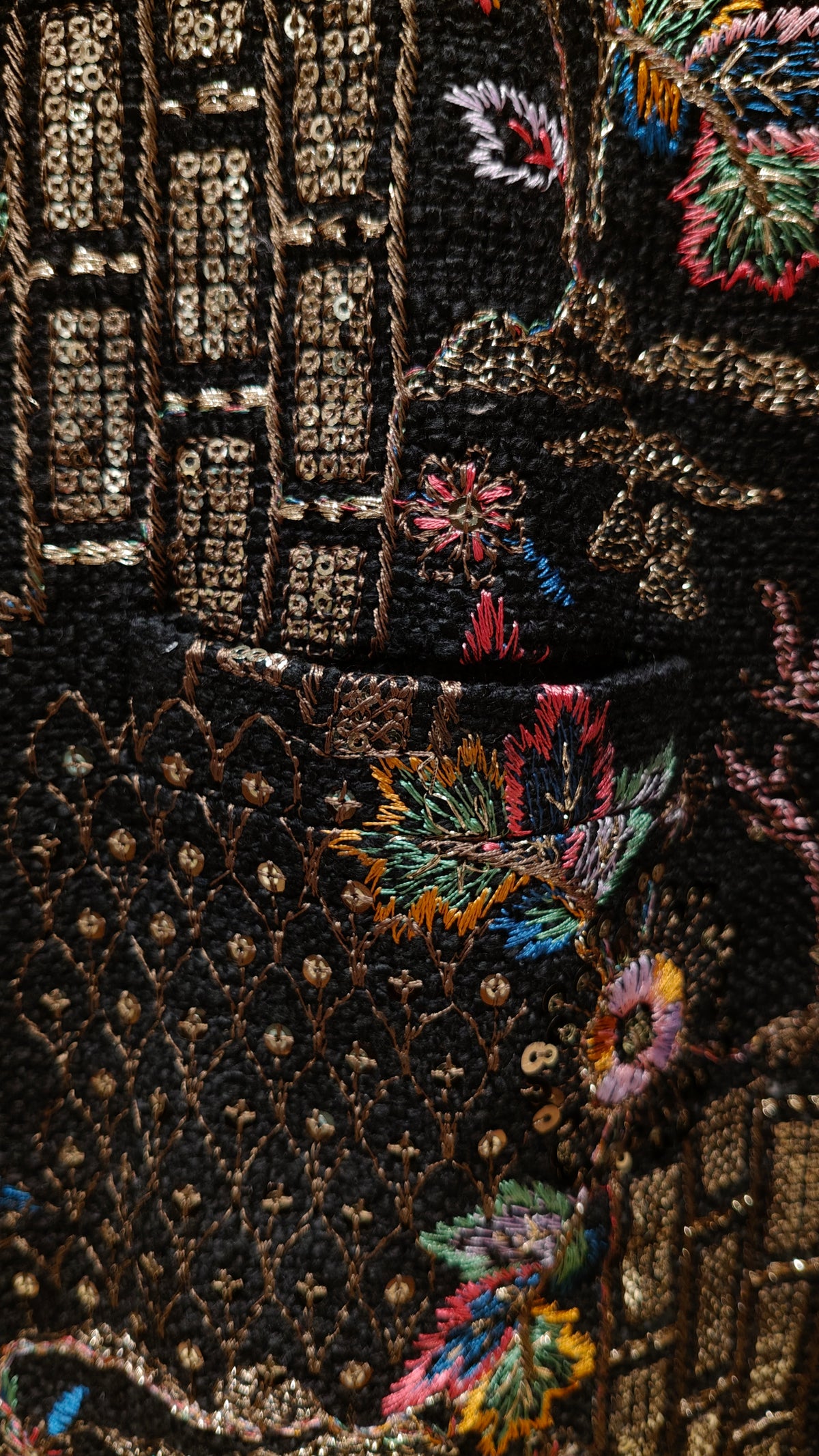 Black Colour Bundi Set(ME-MBUS_NEEDAL WORK)