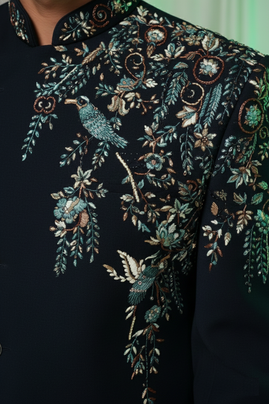 Blue Colour Indo Western(ME-MINW_3795.306.2)