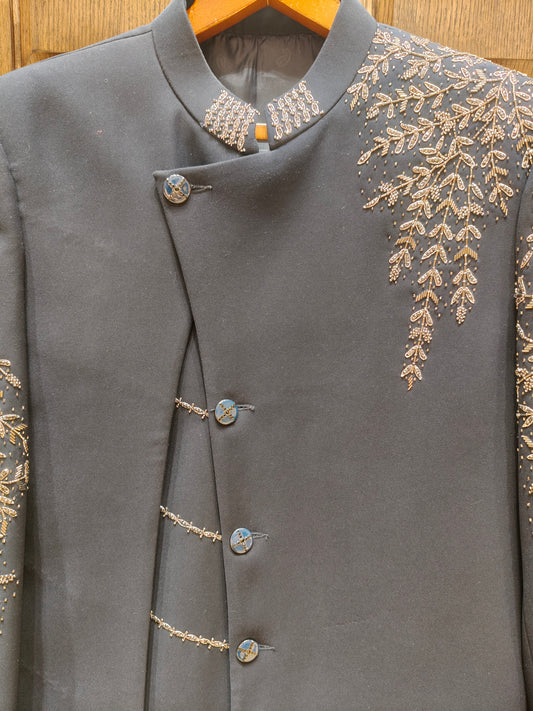 Blue Colour Indo Western(ME-MINW_IW 00044 .07)