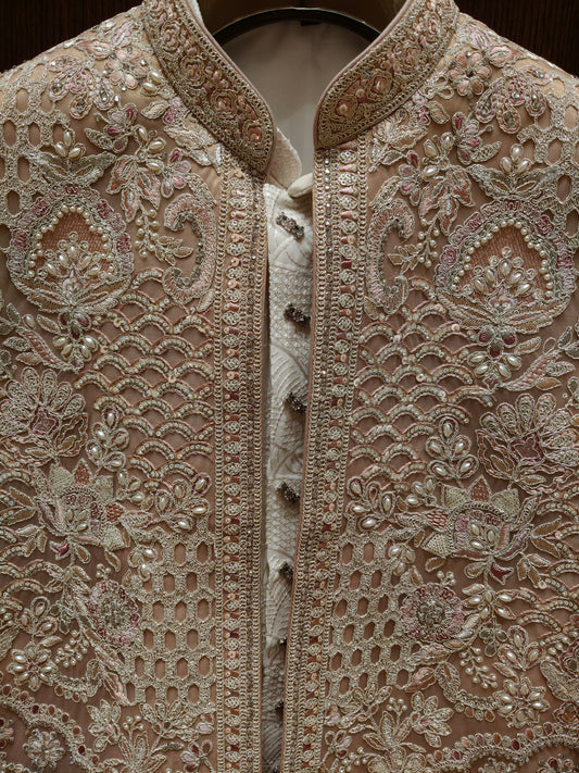 Orange Colour Indo Western(ME-MINW_NT 1851 M 5)