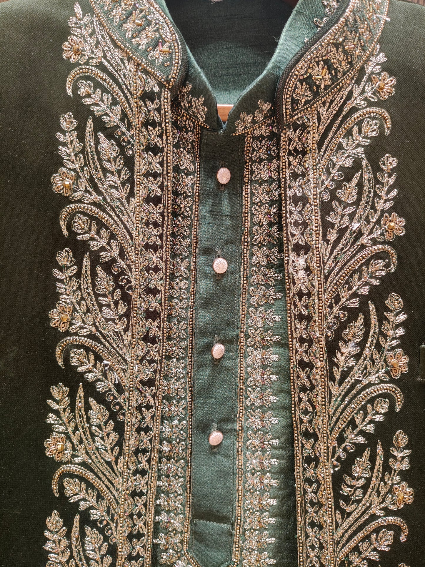 Bottle Green Colour Jodhpuri Set(ME-MJOD_5256)