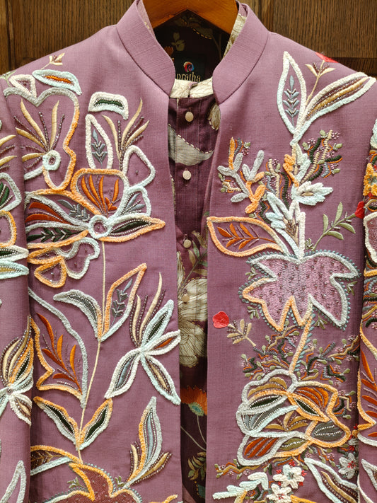 Lilac Colour Jodhpuri Set(ME-MJOD_JP 00033 T.28)