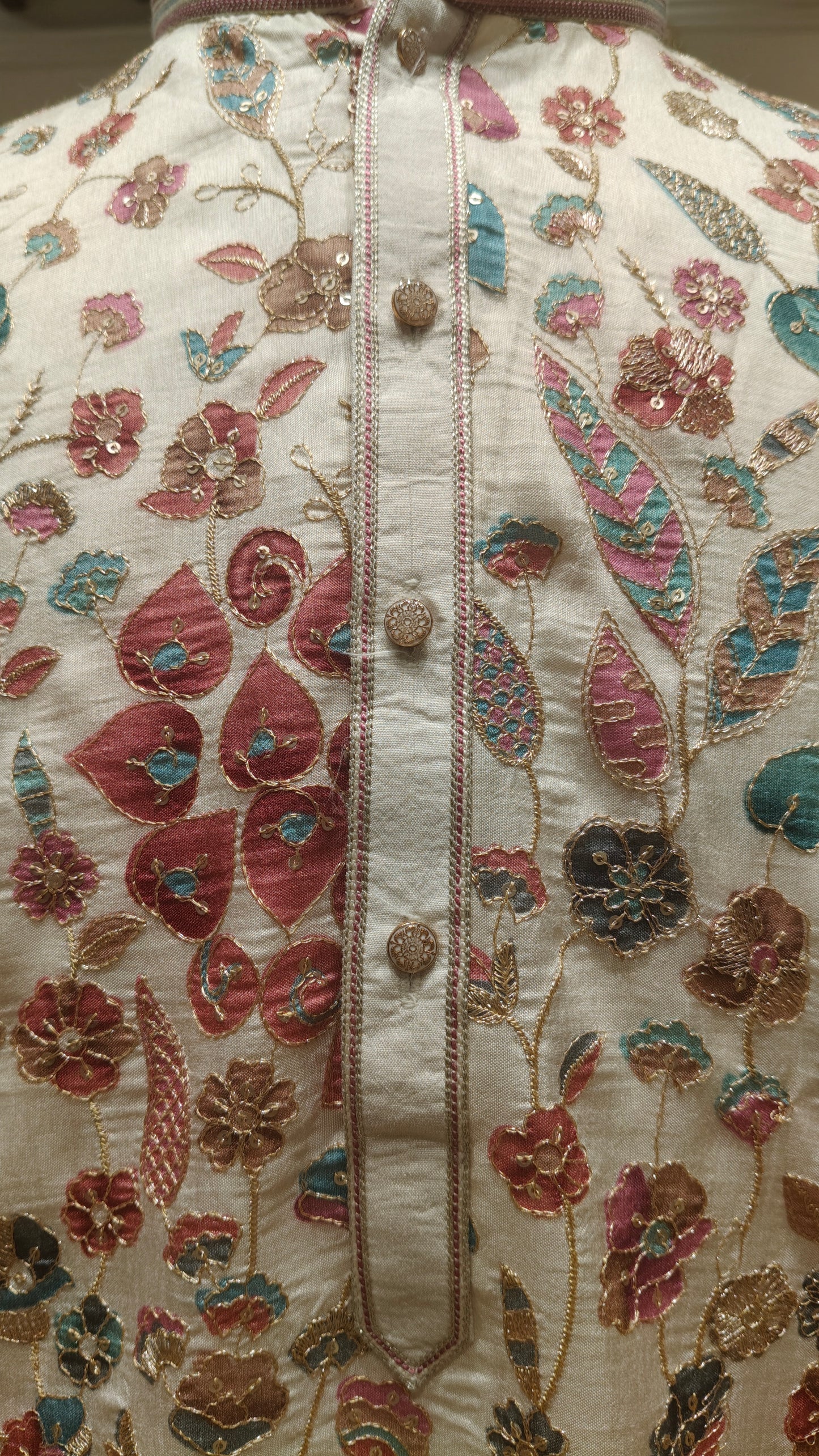 Cream Colour Kurta Set(ME-MKUS_V 4361 A)