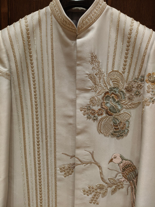 Ivory Colour Sherwani(ME-MSRW_SH 33518.05)