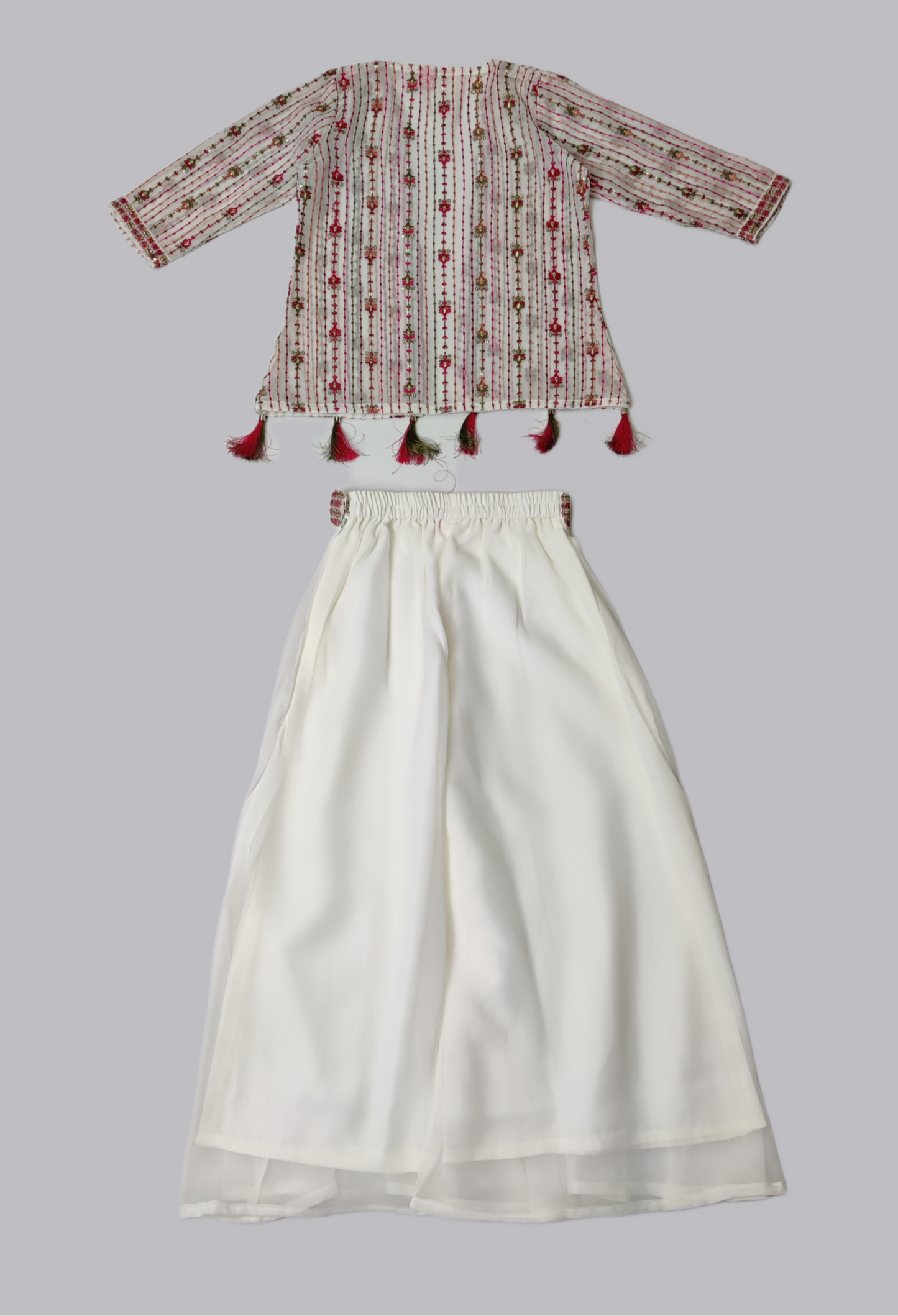 Cream Colour Plazo Suit(GE-GPZS_3177)