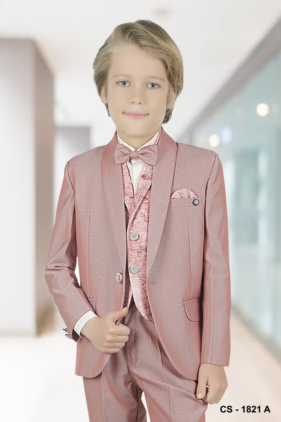 Peach Colour Coat Suit(BE-BCUS_1821)