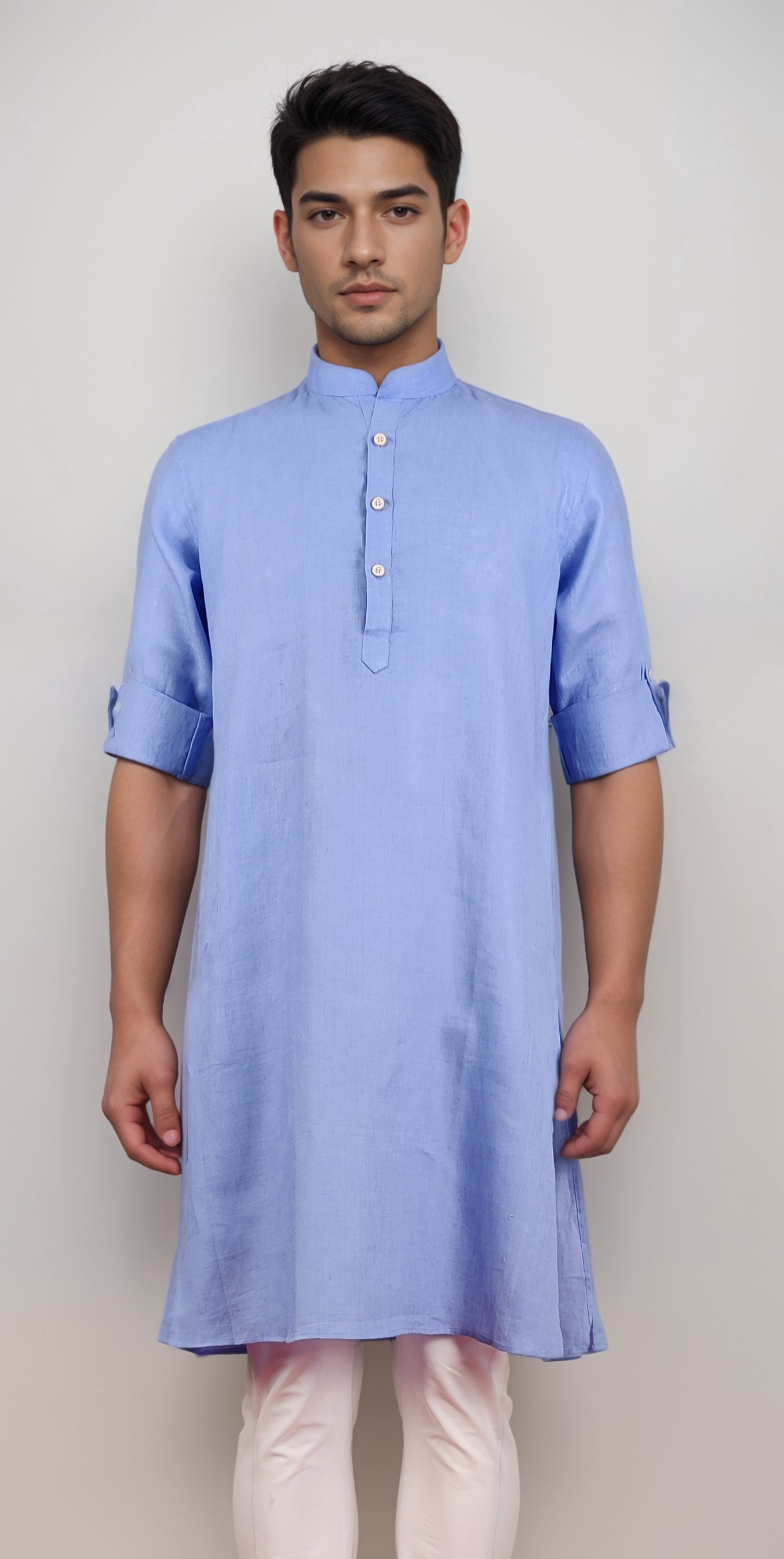 Denim Colour Kurta With Bottom(ME-MKUS_GURU 50)