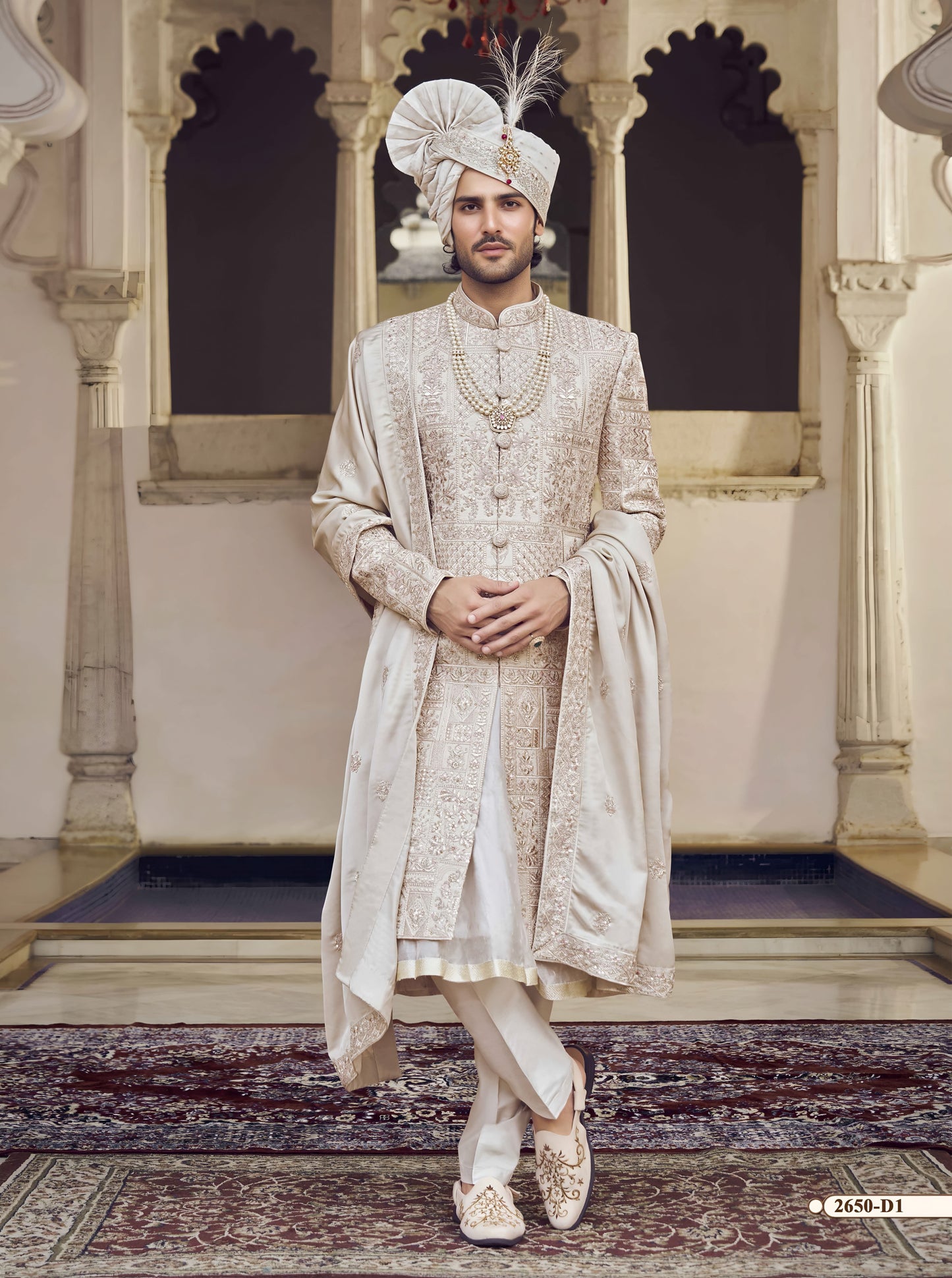 Beige Colour Sherwani(ME-MSRW_2650)