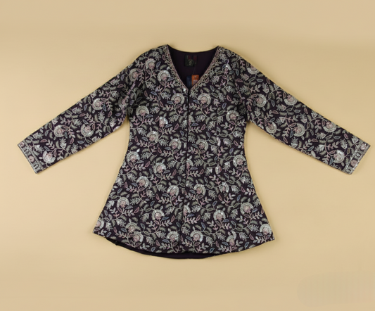 Wine Colour Plazo Set(GE-GPZS_3292)