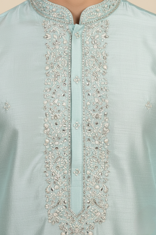 Pista Colour Kurta with Bottom(ME-MKUS_W 14)