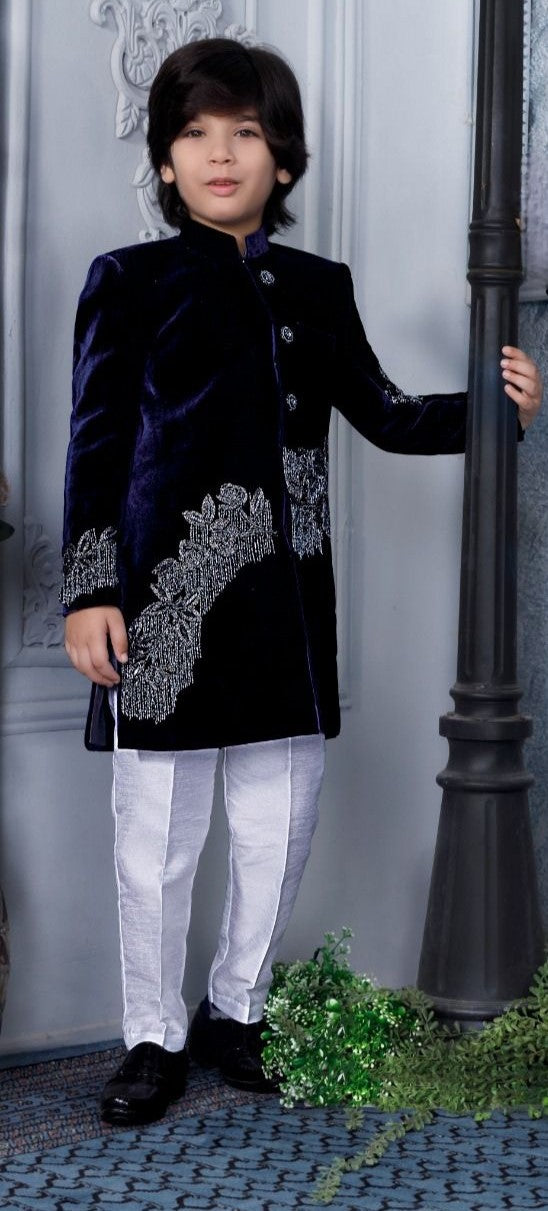 Navy Blue Colour Indo Western(BE-BINW_2067)