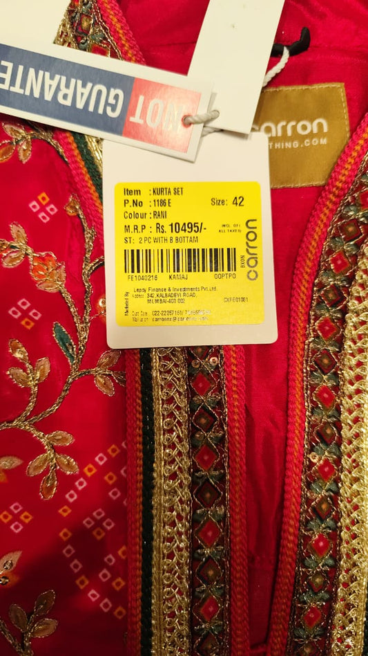 $NDUS$ Rani Colour Kurta Set(ME-MKUS_1186 E)