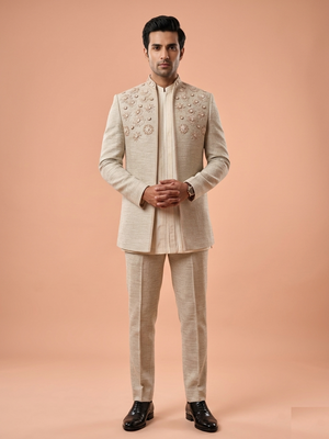 Beige Colour Jodhpuri Set(ME-MJOD_91334)