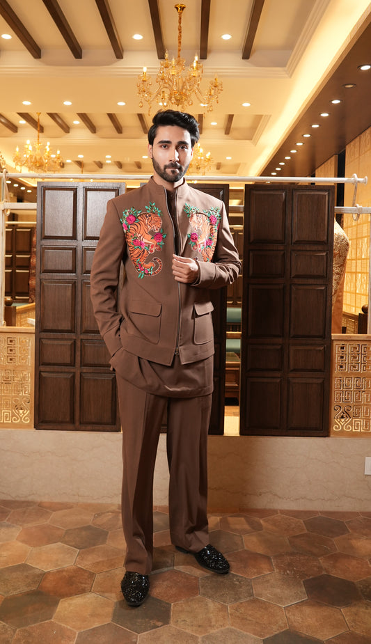 Indigo Blue Colour Bomber Jacket(ME-MINW_KING)