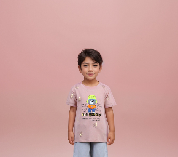 Onion Pink Colour T-Shirt(BC-BTSH_5056)