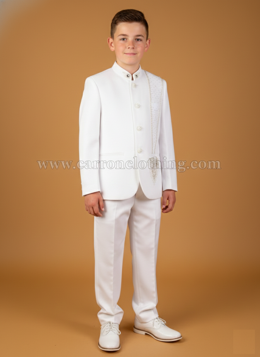 White Colour Jodhpuri Suit(BE-BJOD_1109)