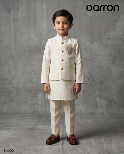 Natural Colour Jacket Kurta Set(BE-BBUS_16555)