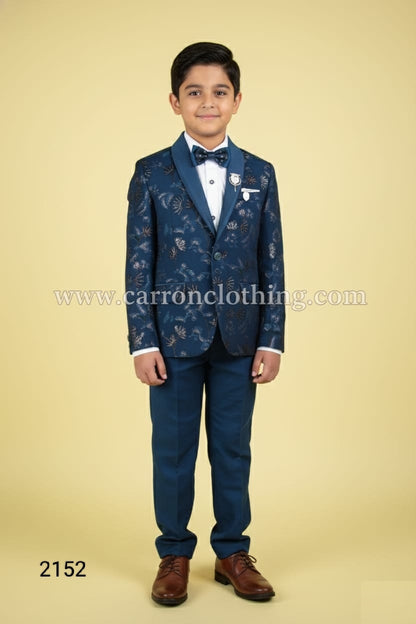 Teal Blue Colour Coat Suit(BE-BCSU_2152)