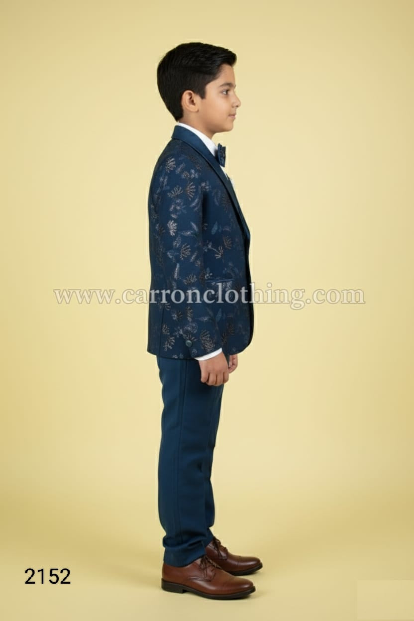 Teal Blue Colour Coat Suit(BE-BCSU_2152)