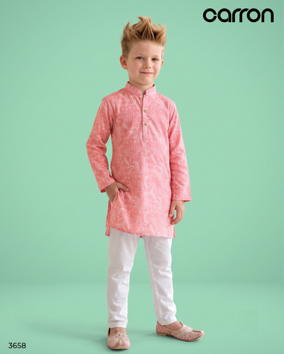 Pink Colour Kurta Set(BE-BKUS_3658)