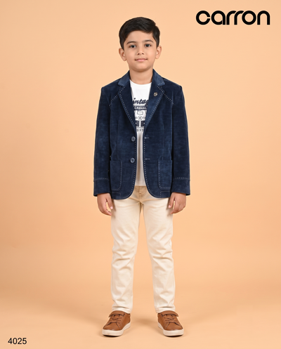 Blue Colour Blazer(BE-BBLZ_4025)