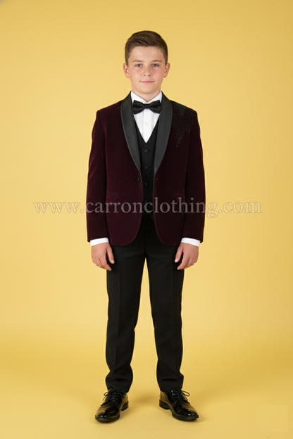 Wine Colour Coat Suit(BE-BCSU_480)