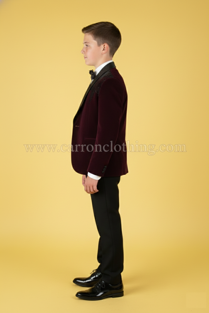 Wine Colour Coat Suit(BE-BCSU_480)