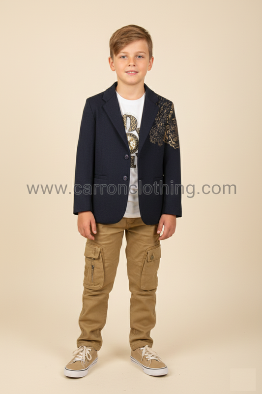 Navy Blue Colour Blazer(BE-BBLZ_60129)