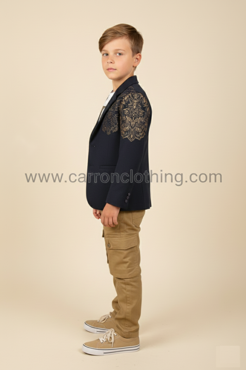 Navy Blue Colour Blazer(BE-BBLZ_60129)