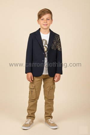 Navy Blue Colour Blazer(BE-BBLZ_60129)