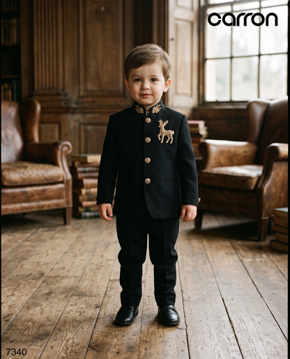 Black Colour Jodhpuri Suit(BE-BJOD_7340)