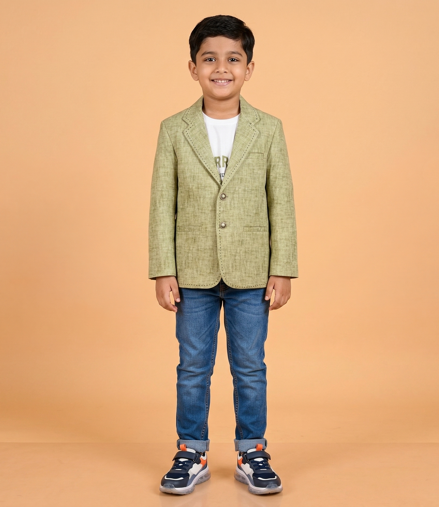 Olive Green Colour Blazer(BE-BBLZ_60219)