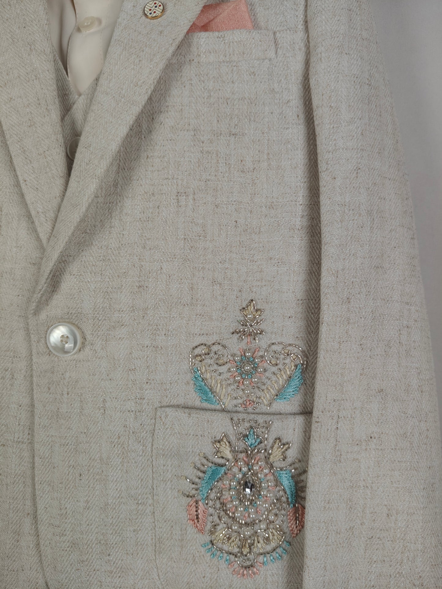 Natural Colour Coat Suit(BE-BCSU_2411)