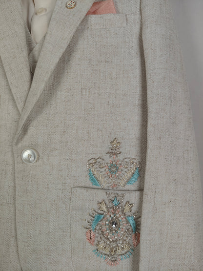 Natural Colour Coat Suit(BE-BCSU_2411)