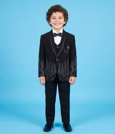 Black Colour Coat Suit(BE-BCSU_9140)