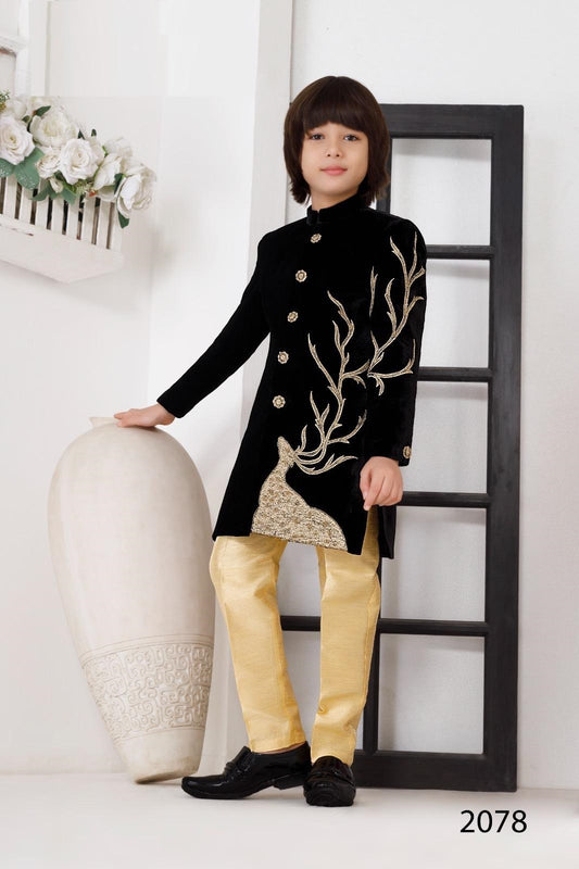 Black Colour Indo Western(BE-BINW_2078)