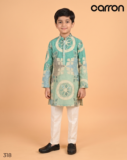 Pista Colour Kurta Set(BE-BKUS_318)