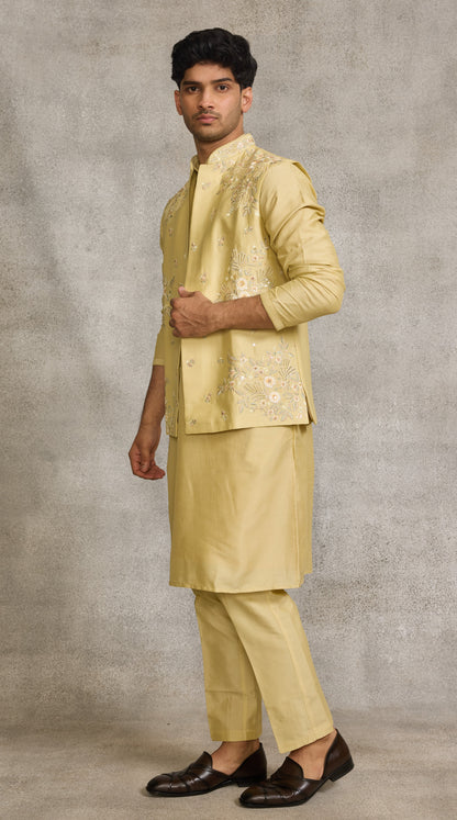 Beige Colour Bundi Set(ME-MBUS_JKS 7053)