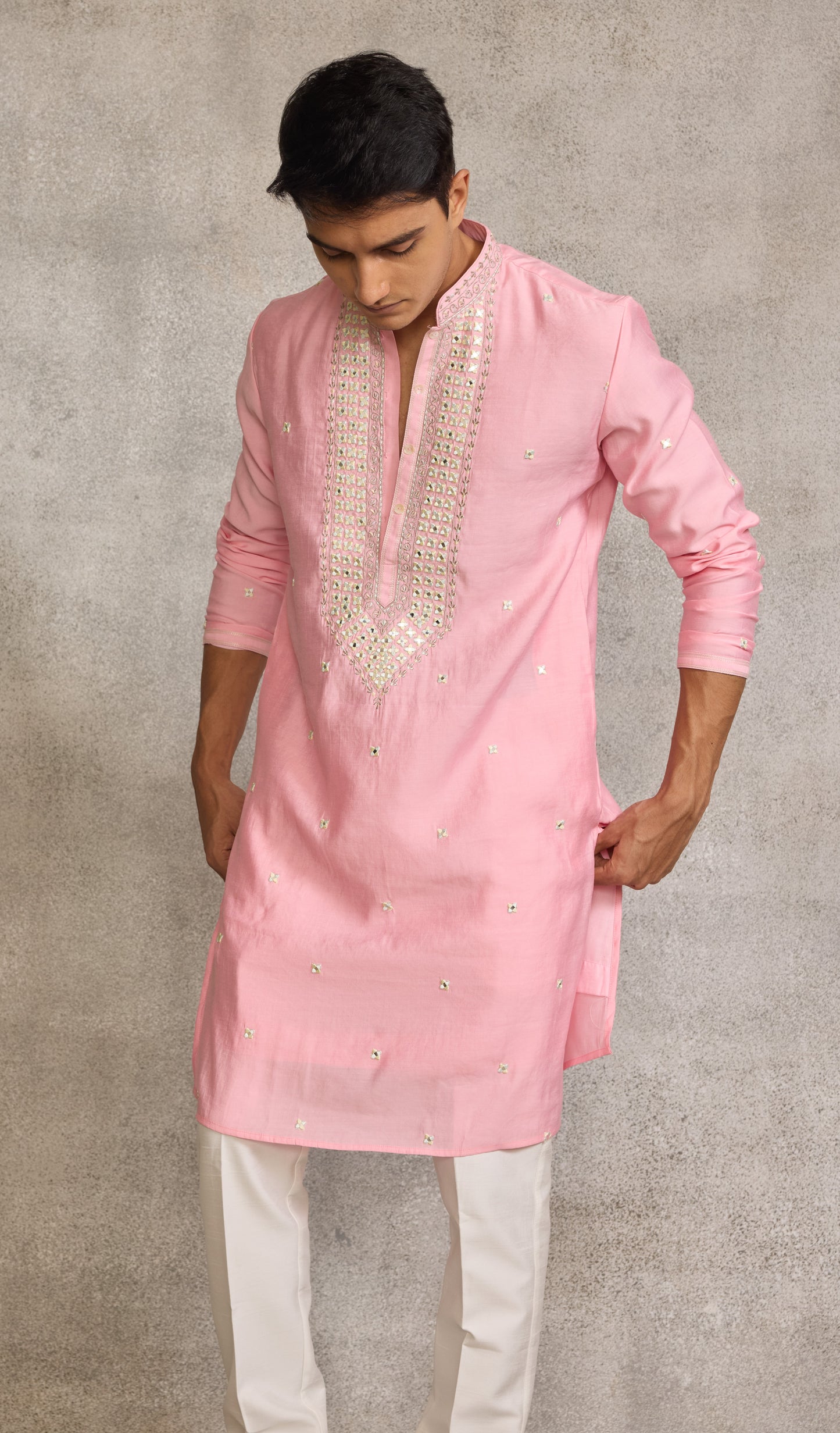 Pink Colour Kurta Set(ME-MKUS_SSK 22)