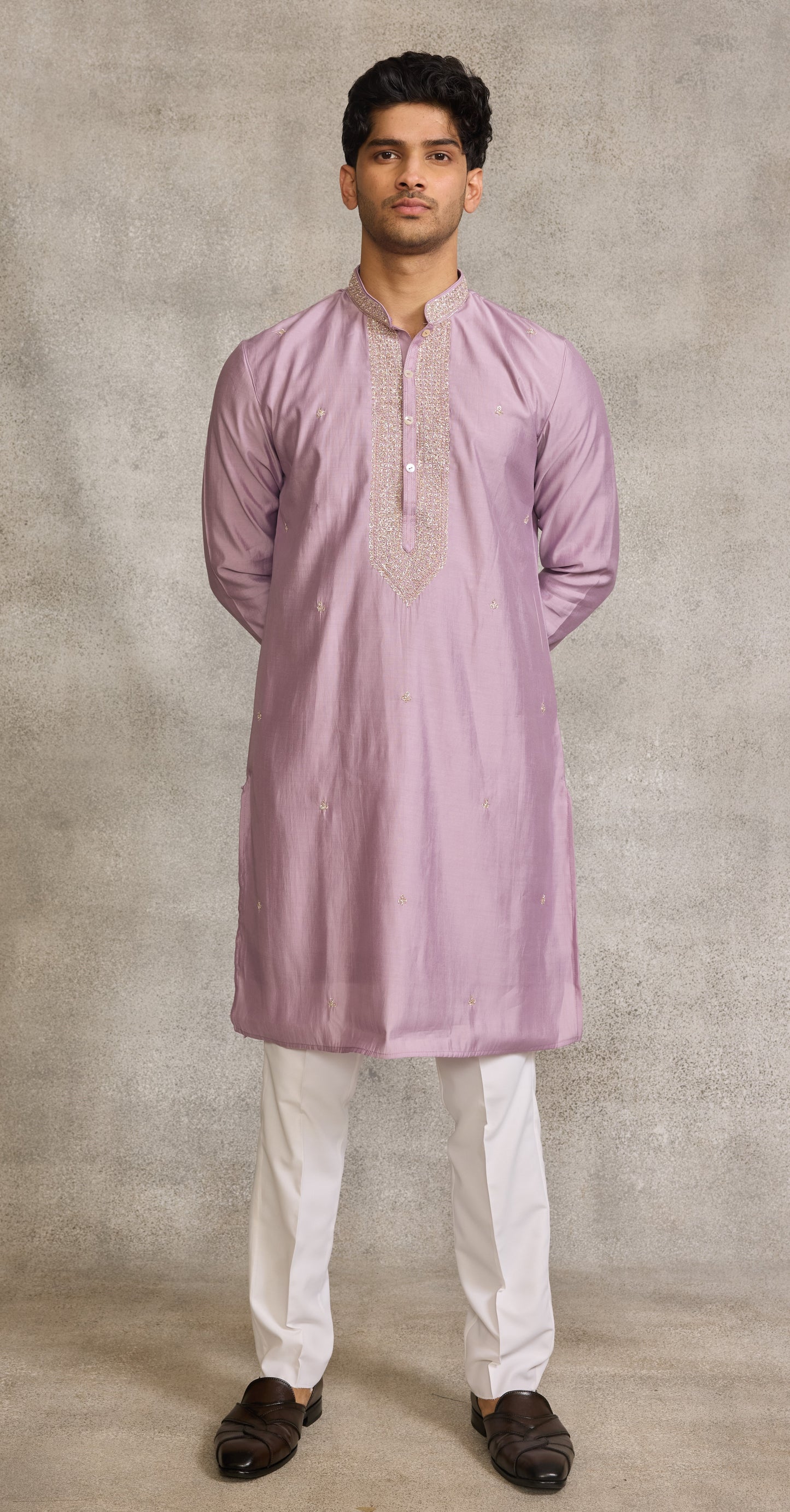Lilac Colour Kurta Set(ME-MKUS_SK 55)