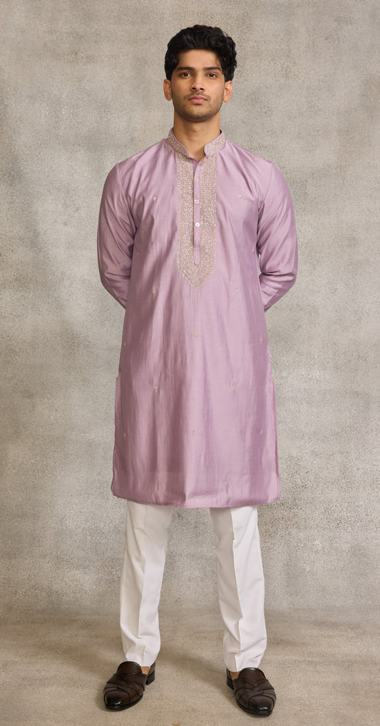 Lilac Colour Kurta Set(ME-MKUS_SK 55)