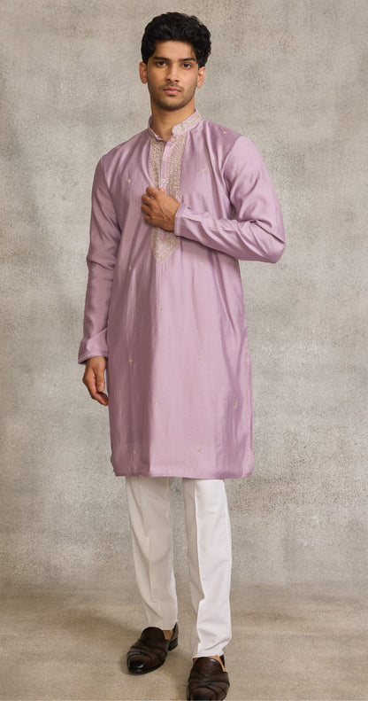 Lilac Colour Kurta Set(ME-MKUS_SK 55)