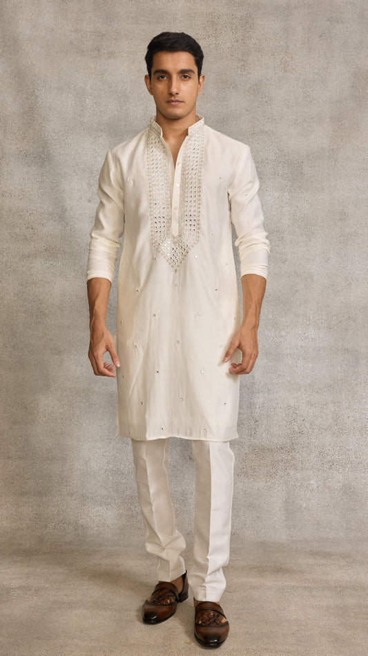 Cream Colour Kurta Set(ME-MKUS_SSK  22)