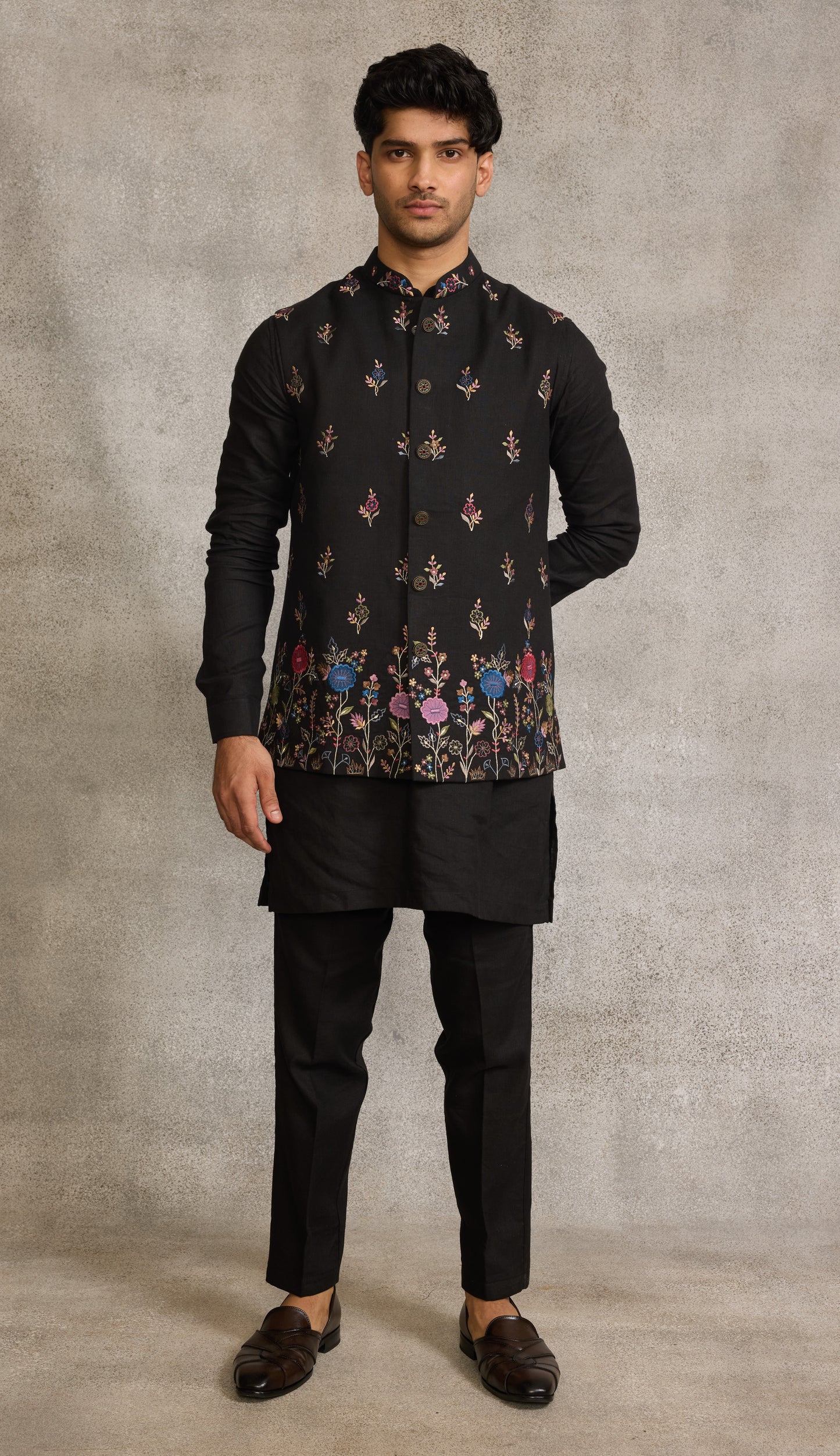 Black Colour Bundi Set(ME-MBUS_JK 3380)