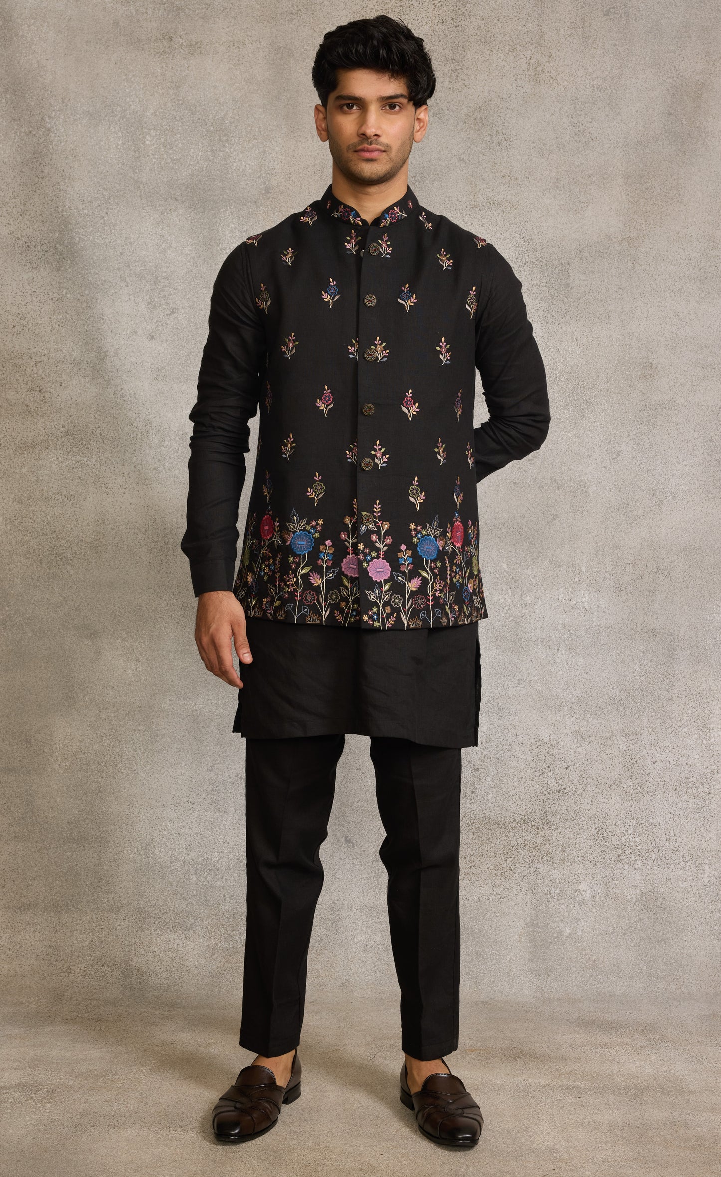 Black Colour Bundi Set (ME-MBUS_JK 3833)